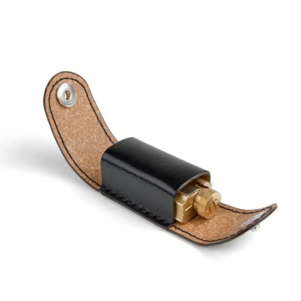 Adjustable Brass Pencil Sharpener with Box