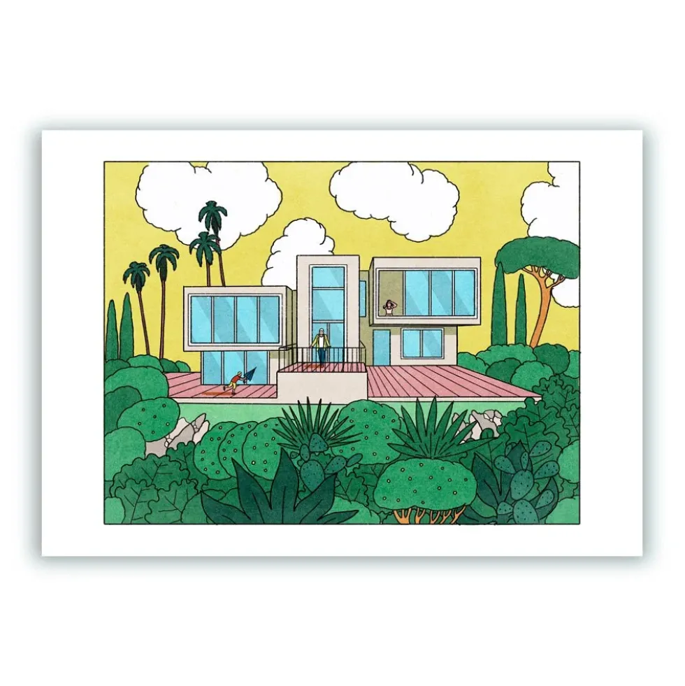 A House in the Tropics Giclée Print A3