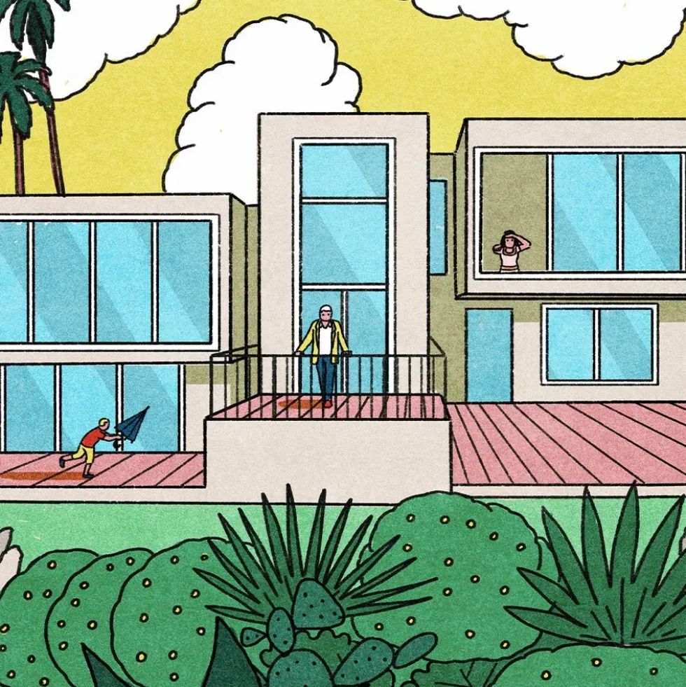 A House in the Tropics Giclée Print A3