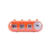 Alarm Clock Retro Tube Calendar Flip Orange