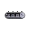Alarm Clock Retro Tube Calendar Flip Black
