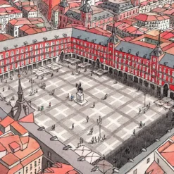 Alcalá - Gran Vía Giclée Print