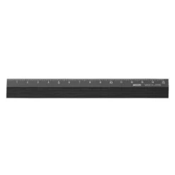 Aluminium Ruler 15cm Black