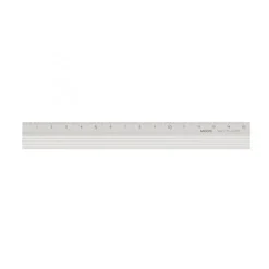 Aluminium Ruler 15cm Silver