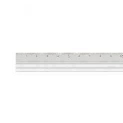 Aluminium Ruler 15cm Silver