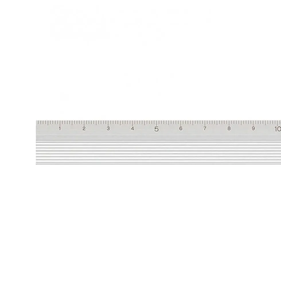 Aluminium Ruler 15cm Silver