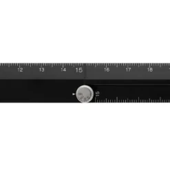 Aluminum Multiple Ruler 30cm Black