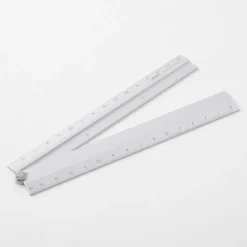 Aluminum Multiple Ruler 30cm Silver