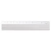 Aluminum Ruler 15cm Non-Slip Silver