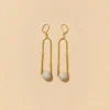 Arc Mono Sand Earrings