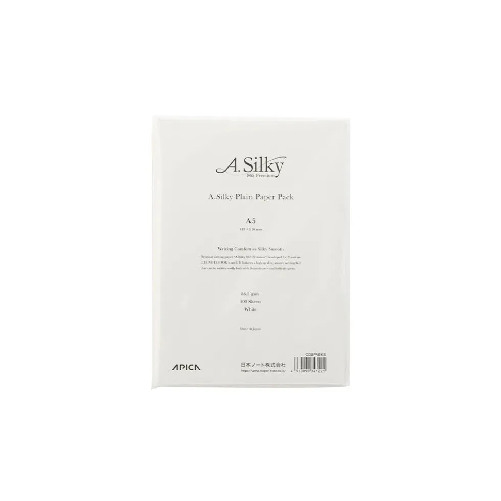 A.Silky Plain Paper Pack A5
