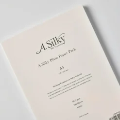 A.Silky Plain Paper Pack A5