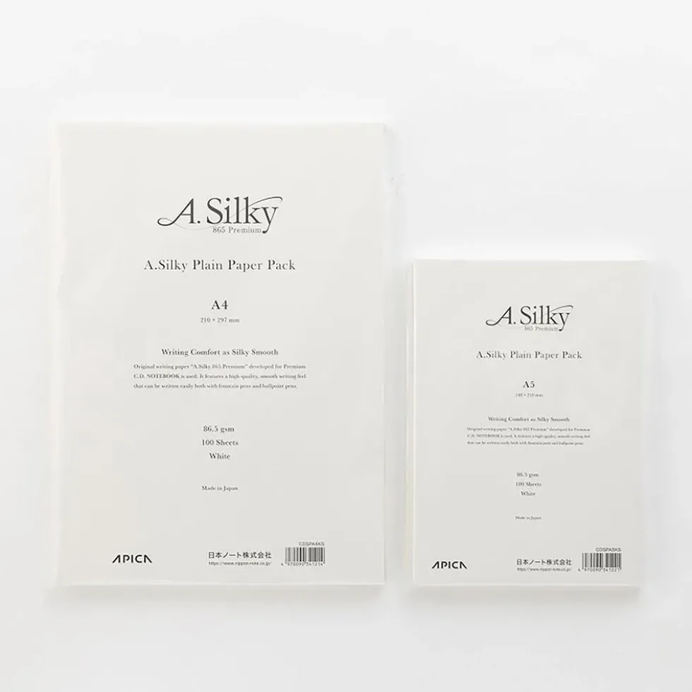 A.Silky Plain Paper Pack A5