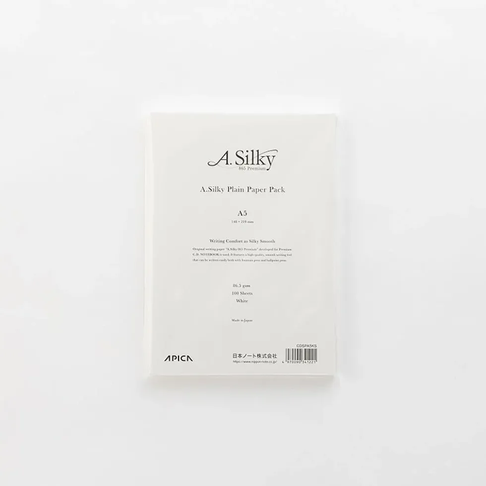 A.Silky Plain Paper Pack A5