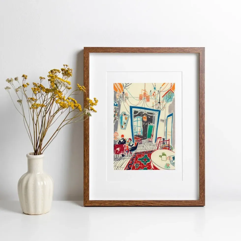 Authentic Armenian Interior at Mirzoyan Library Giclée Print