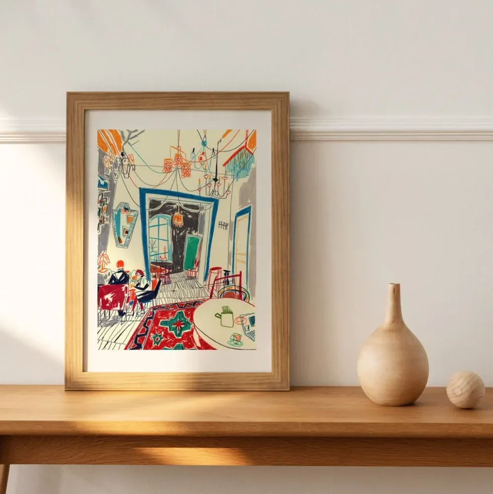 Authentic Armenian Interior at Mirzoyan Library Giclée Print