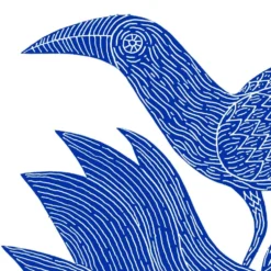 Azul es Nombre de Pájaro 03 Giclée Print A5