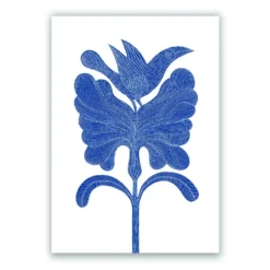 Azul es Nombre de Pájaro 02 Giclée Print A5
