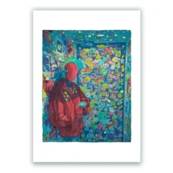 Backstage Giclée Print A4