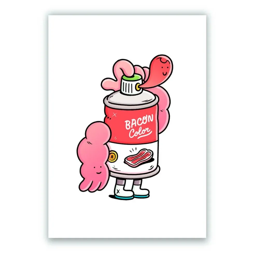 Bacon Spray Giclée Print