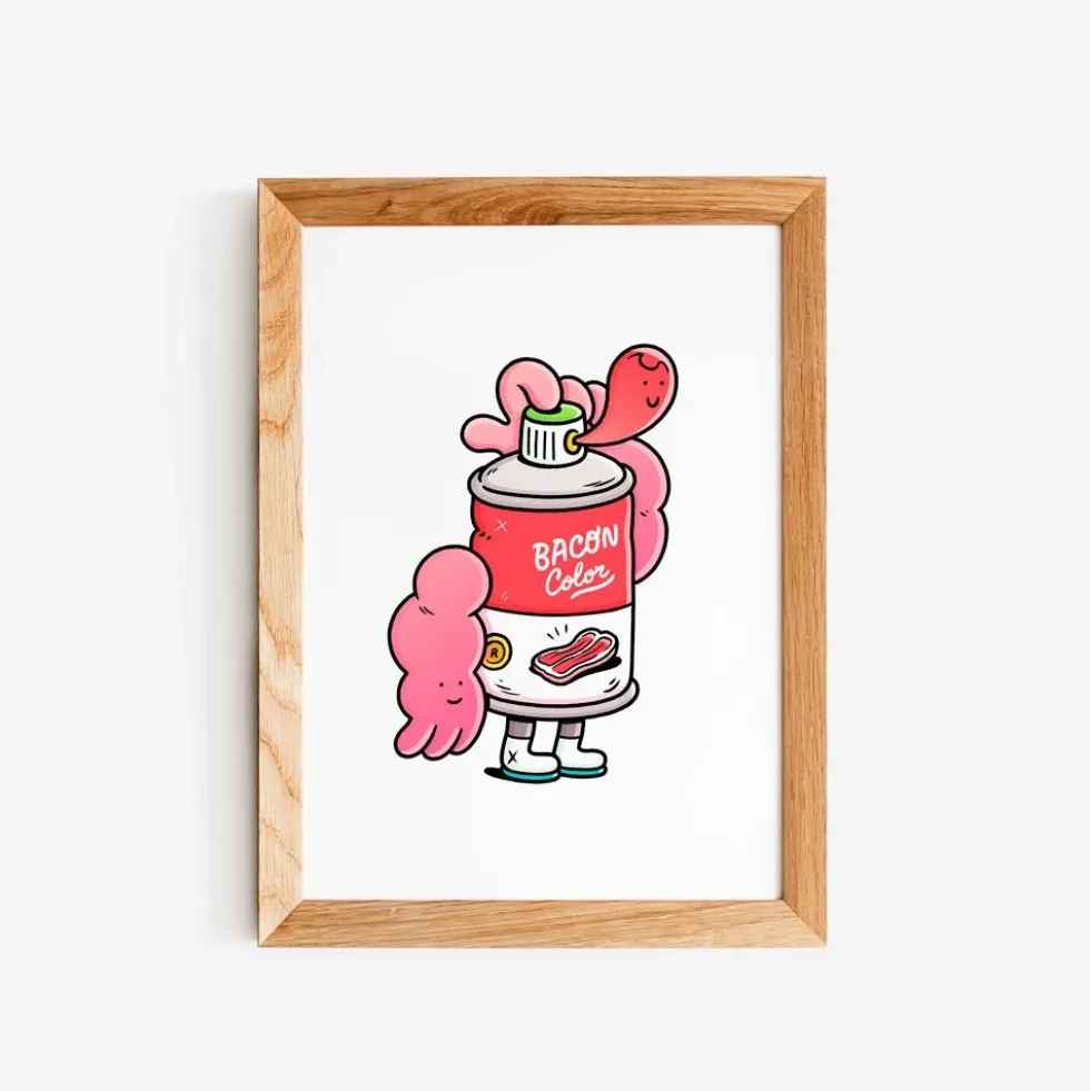 Bacon Spray Giclée Print