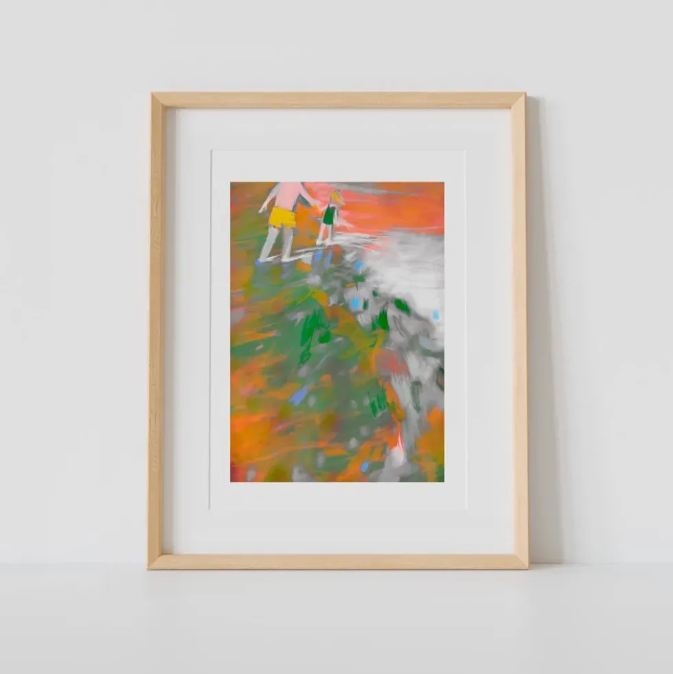 Barrage Giclée Print A4