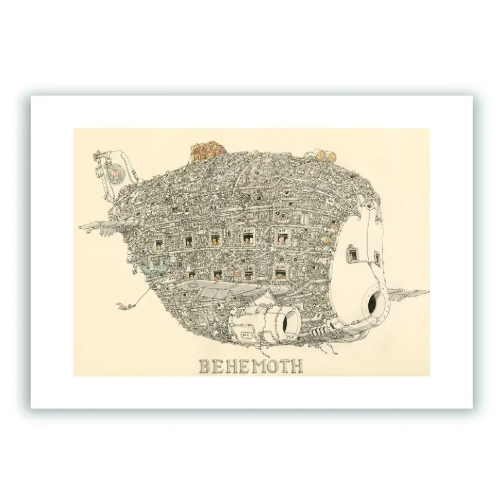 Behemoth Giclée Print A4