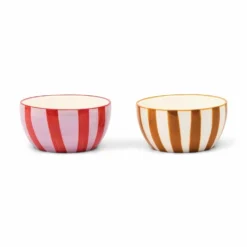 Bella Dipping Bowls - Ochre / Rust (set of 2)