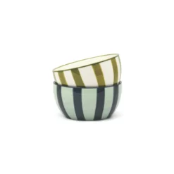 Bella Dipping Bowls - Olive / Blue (set of 2)
