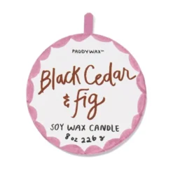 Black Cedar & Fig (Tiger) Scented Soy Wax Candle
