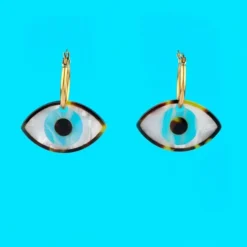 Blue Eyes Earrings