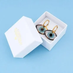 Blue Eyes Earrings
