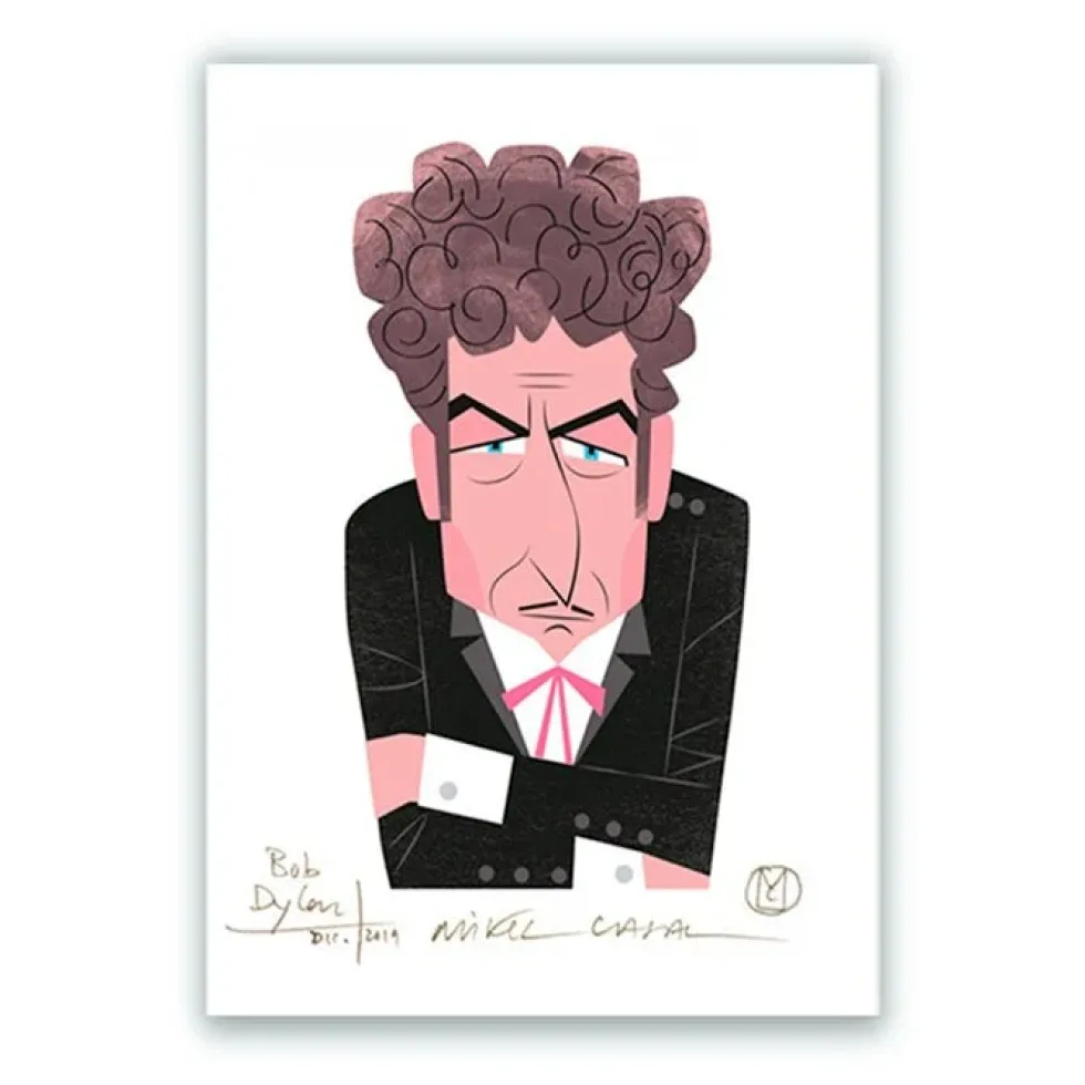 Bob Dylan Giclée Print A5