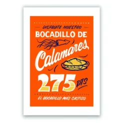 Bocadillo de Calamares Giclée Print
