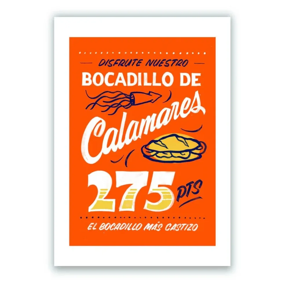 Bocadillo de Calamares Giclée Print