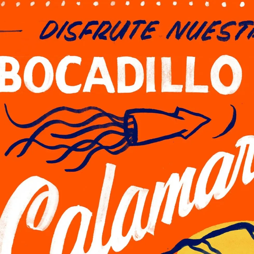 Bocadillo de Calamares Giclée Print