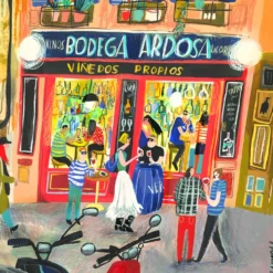 Bodega de la Ardosa Vertical Giclée Print