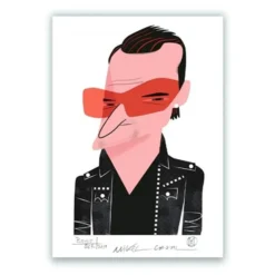 Bono Giclée Print A5