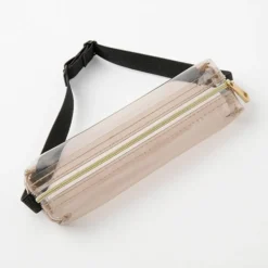 Book Band Pen Case (B6 - A5) Clear Sepia