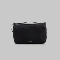 Bottle Sacoche Large Black Tech Sateen