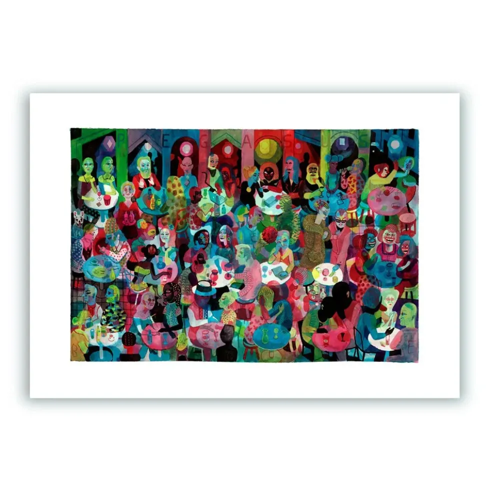 Brasserie Pegasus Giclée Print