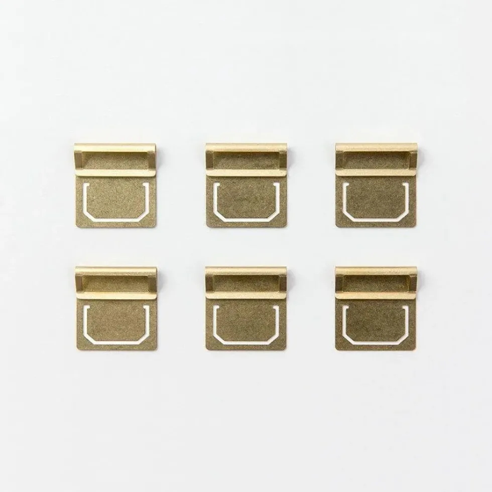 Brass Index Clips