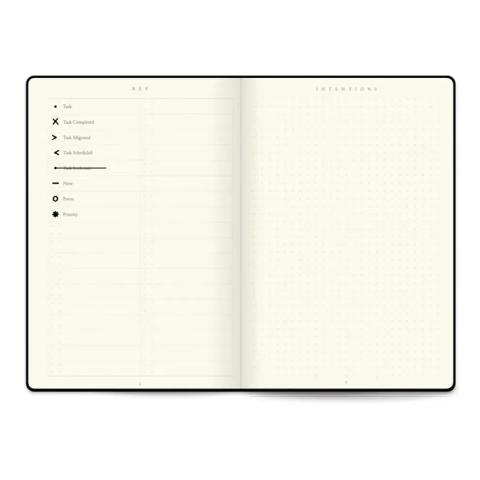 Bullet Journal Edit.2 Medium A5 Dot Grid Black