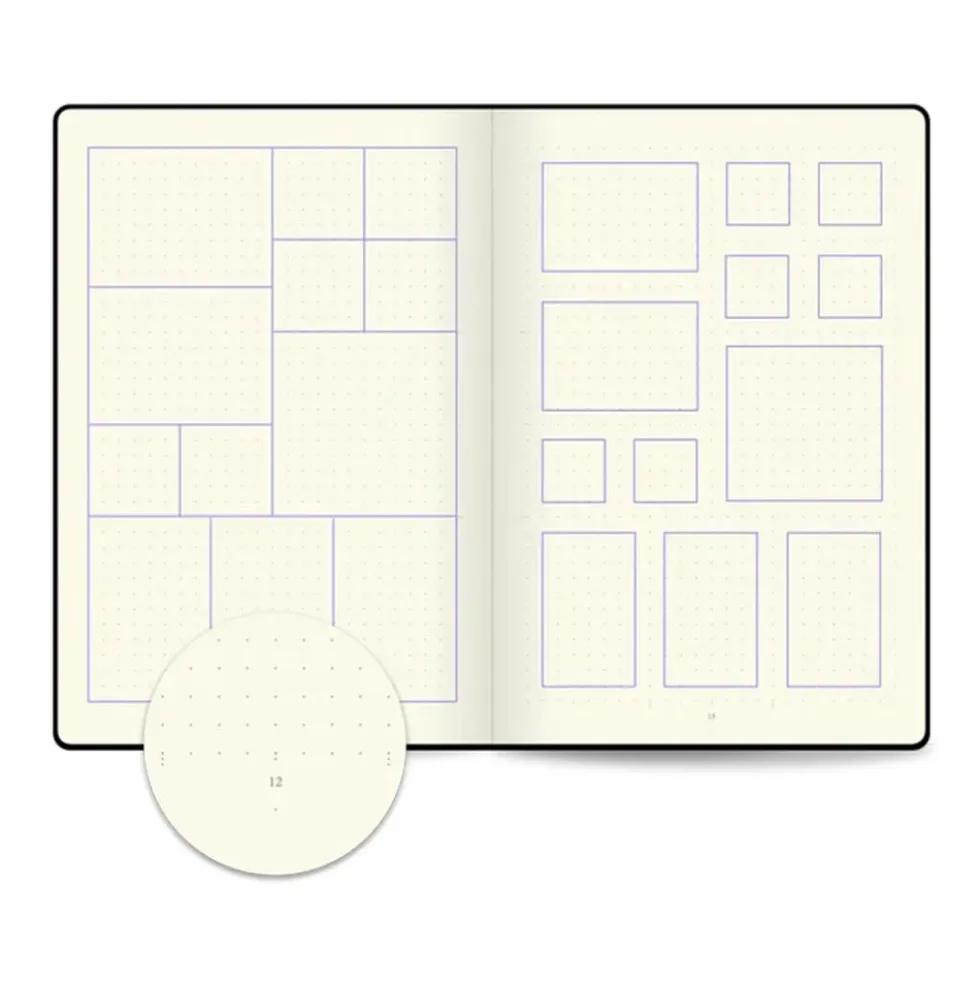 Bullet Journal Edit.2 Medium A5 Dot Grid Black