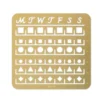 Calendar Template M Monthly Block