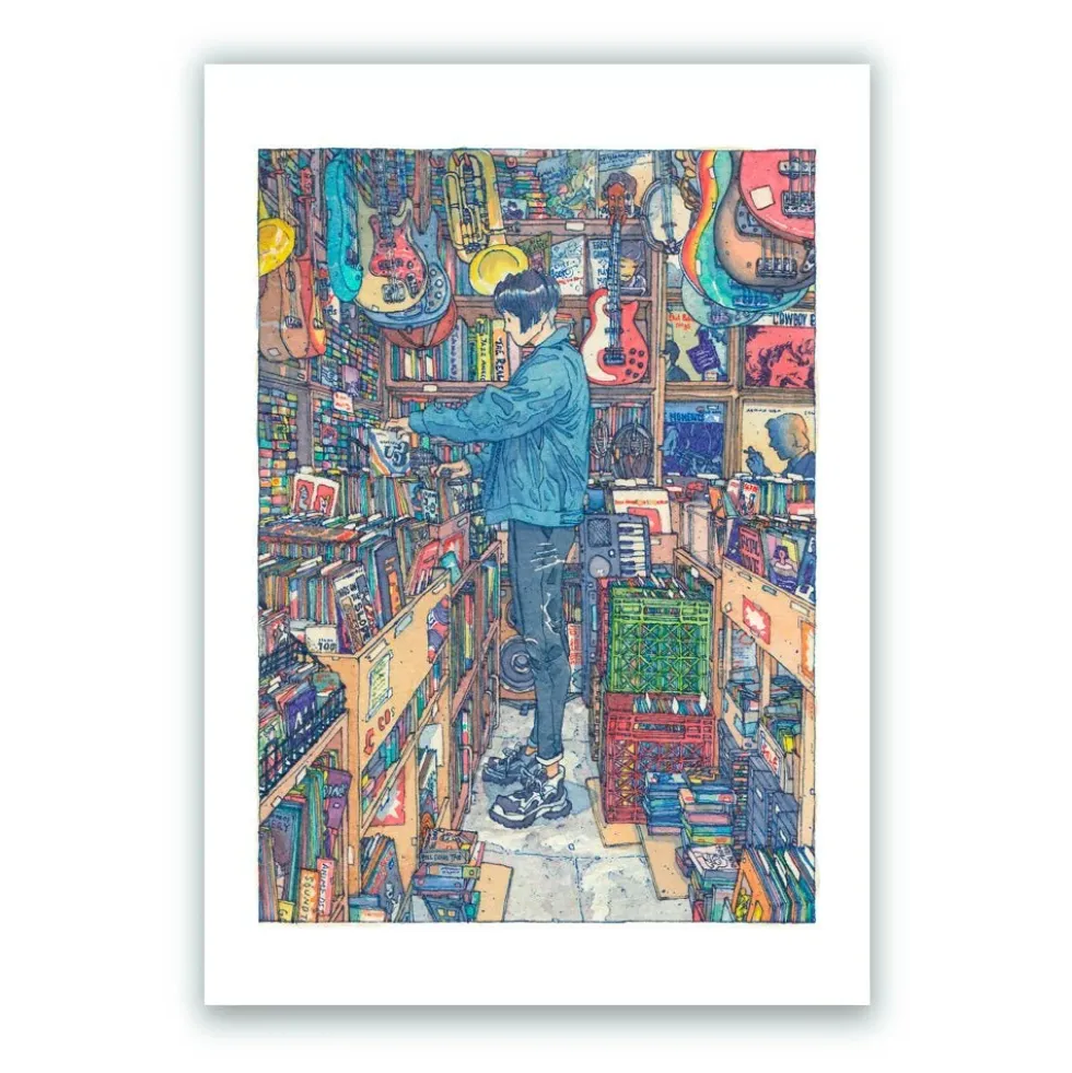 Cantaloop Giclée Print A4