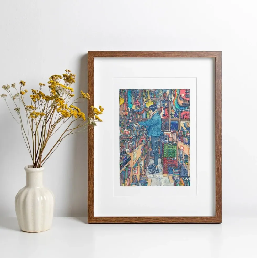Cantaloop Giclée Print A4