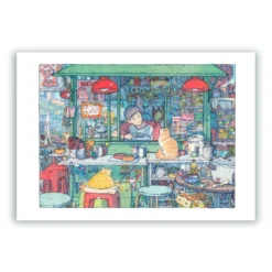 Cat Hour Giclée Print
