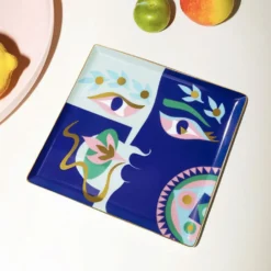 Ceramic Tray Claire Johnson Blue