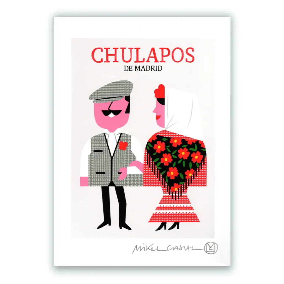 Chulapos Letras Giclée Print